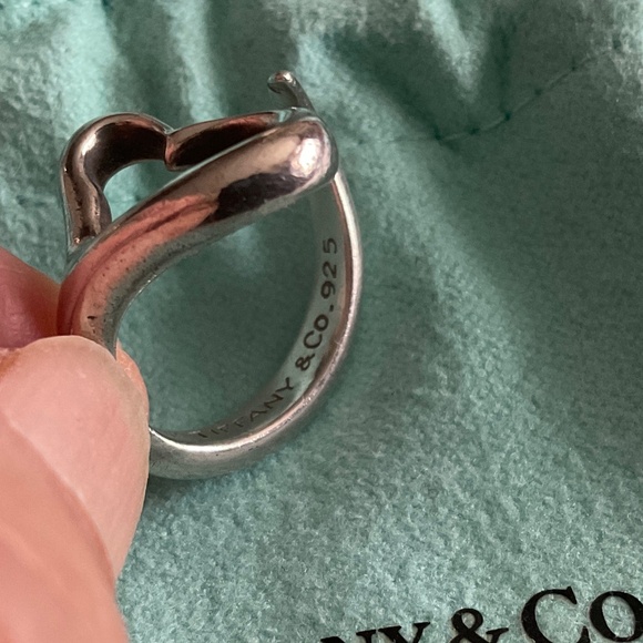 Tiffany & Co. Silver Heart Ring - Picture 4 of 4